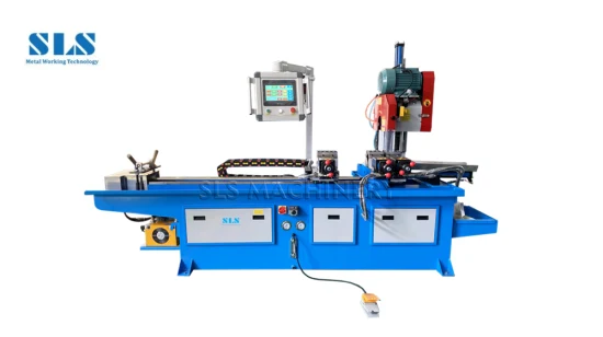 SLS Stainless Steel, Copper, Iron, Aluminium, Round, Square Metal Tube, Profile Pipe, Automatic Hydraulic Cold Disk Saw, CNC Pipe Circular Saw Cutting Machine