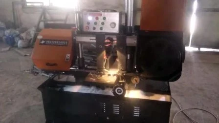 300*300mm Semi Auto Metal Pipe Steel Cutting Band Saw Machine